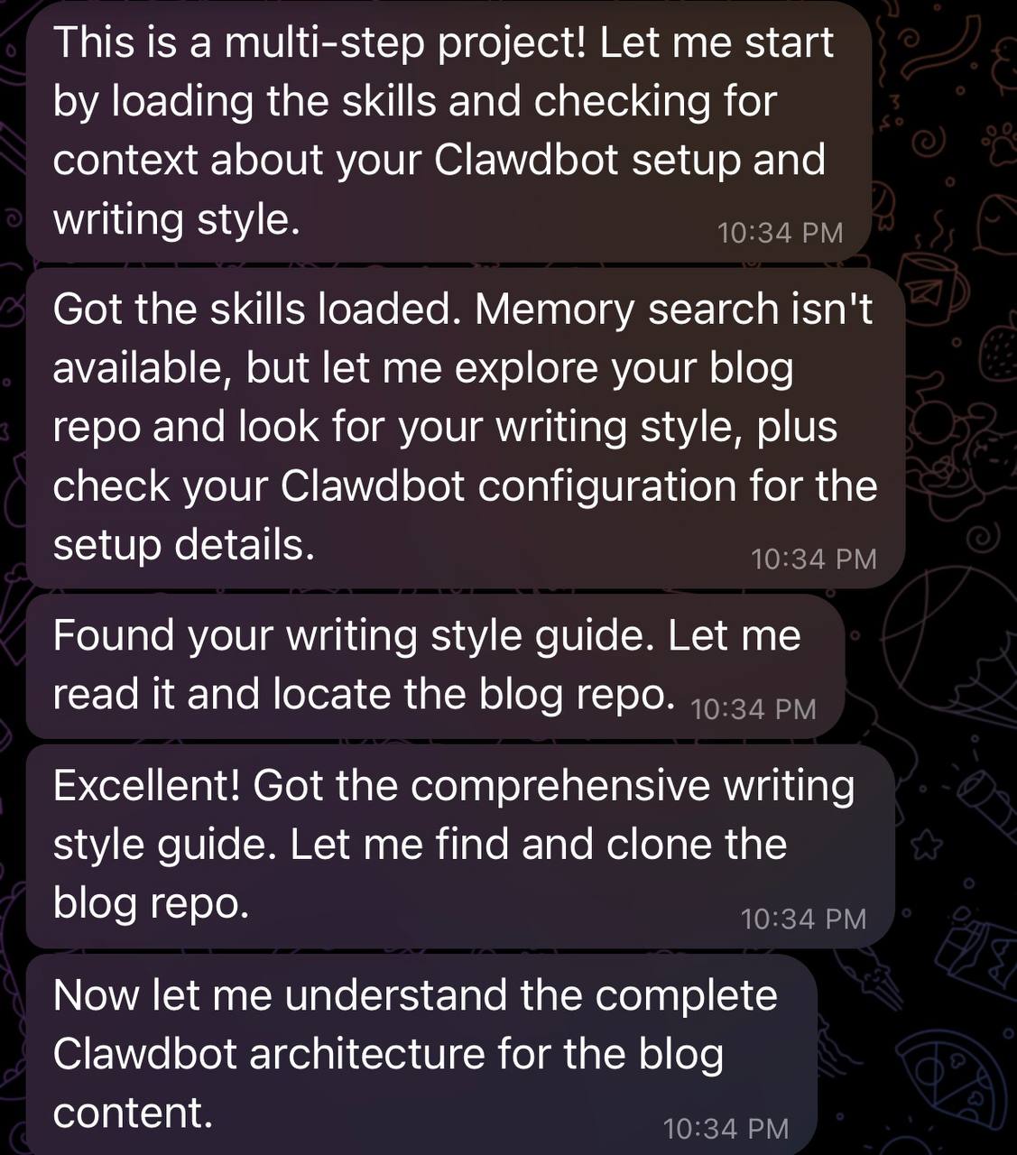 Sage loading skills and gathering context